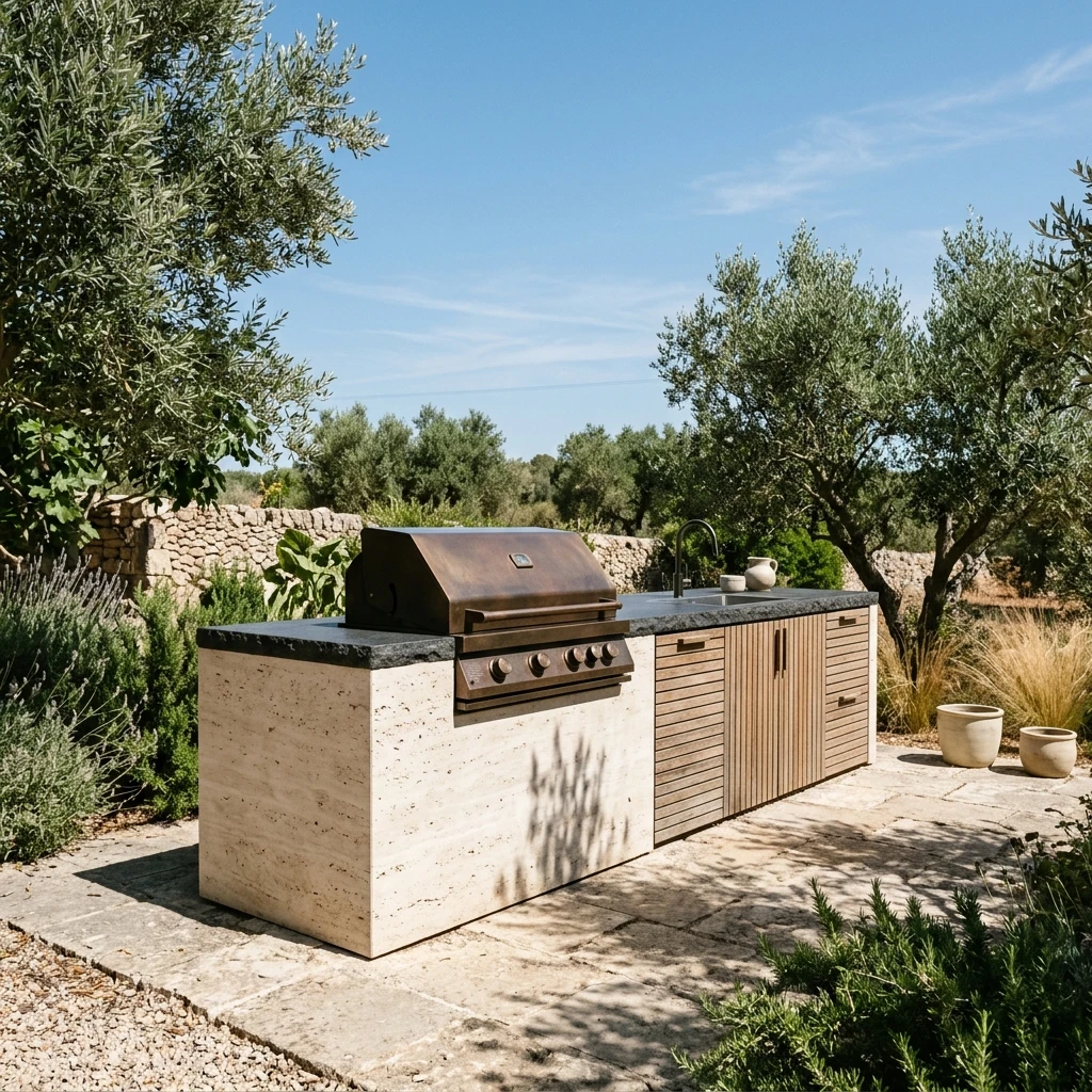 TERRA 01 Hero Midday Outdoor Kitchen View